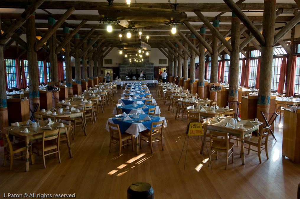 Paradise Inn Dining Room   Mount Rainier National Park, Washington State