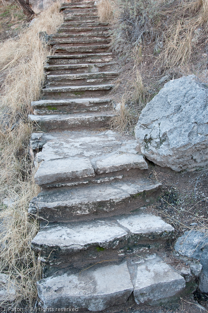 Steps To Exit   Montezuma Well, Montezuma Castle National Monument, Arizona