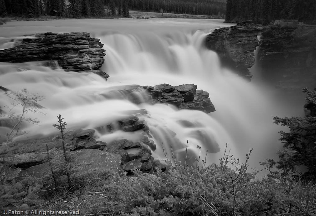 Athabasca Falls Daytime Long Exposure   Icefield Parkway, Jasper National Park, Alberta, Canada