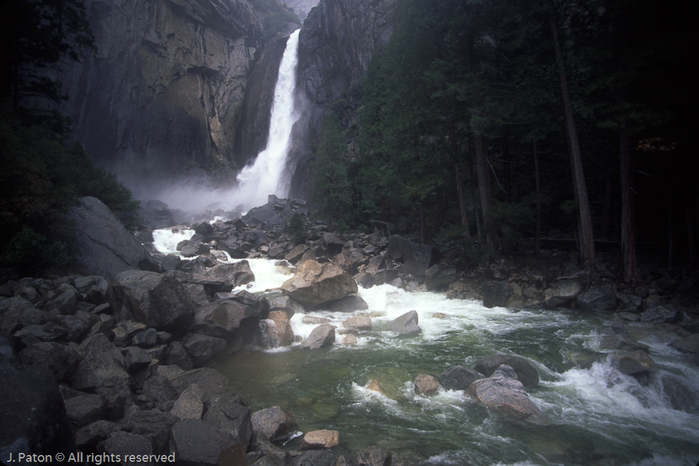 Lower Yosemite Falls   Yosemite National Park, California