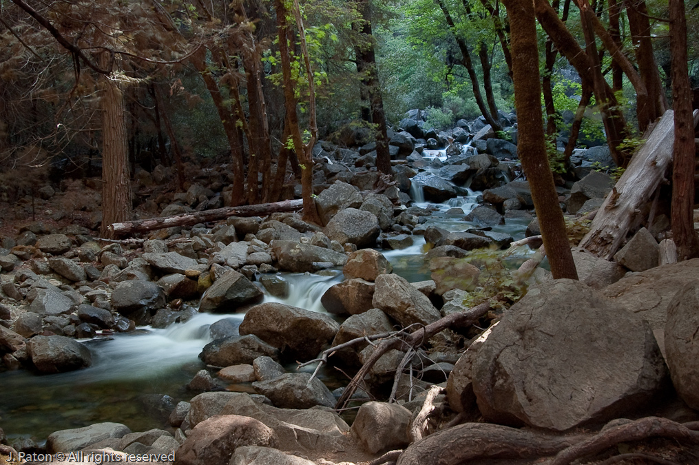 Creek Leading up to Bridalveil Falls   Yosemite National Park, California